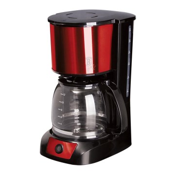 BerlingerHaus - Druppel koffiezetapparaat 1,5 l met temperatuurbehoudfunctie rood