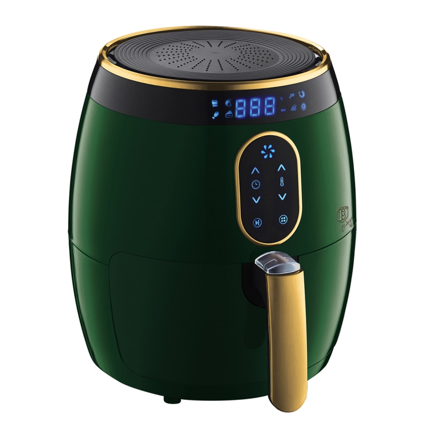 BerlingerHaus - Hete lucht friteuse 3,2 l 1350W/230V/30min groen/goud