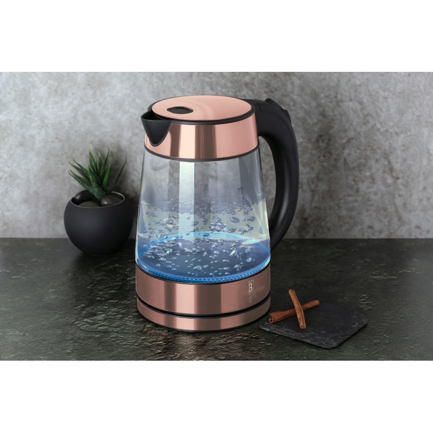 BerlingerHaus - Waterkoker 1,7 l 2200W/230V roestvrij staal/rosé goud