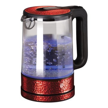 BerlingerHaus - Waterkoker 1,7 l 2200W/230V rood/roestvrij staal