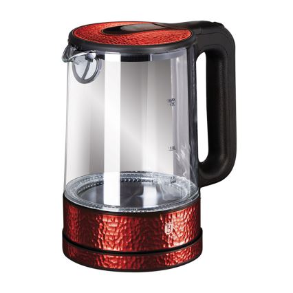 BerlingerHaus - Waterkoker 1,7 l 2200W/230V rood/roestvrij staal