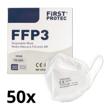 Beschermende Uitrusting - mondkapje FFP3 NR CE 0370 50 stuks