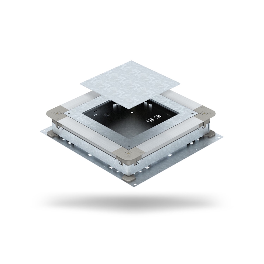 BETTERMANN - Vloerdoos voor beton 18 modules (9 apparaten 45x45)
