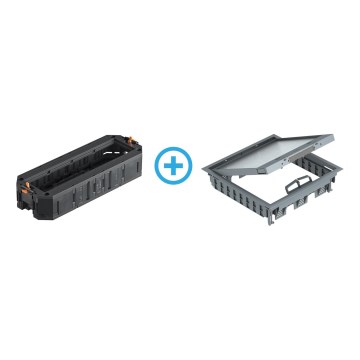 BETTERMANN - Vloerdoos voor dubbele vloeren 24 modules (12 apparaten 45x45)