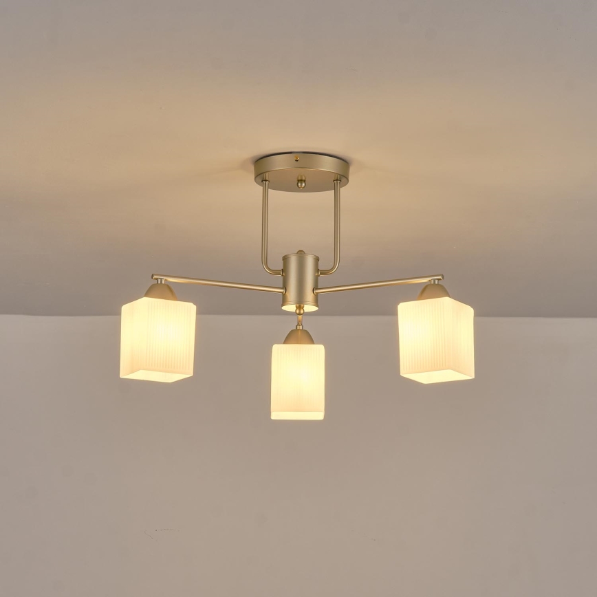 Bevestigde hanglamp 3xE27/60W/230V