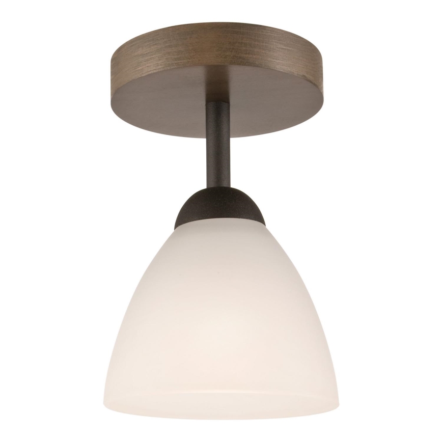 Bevestigde hanglamp ADRIANO 1xE27/60W/230V beuken
