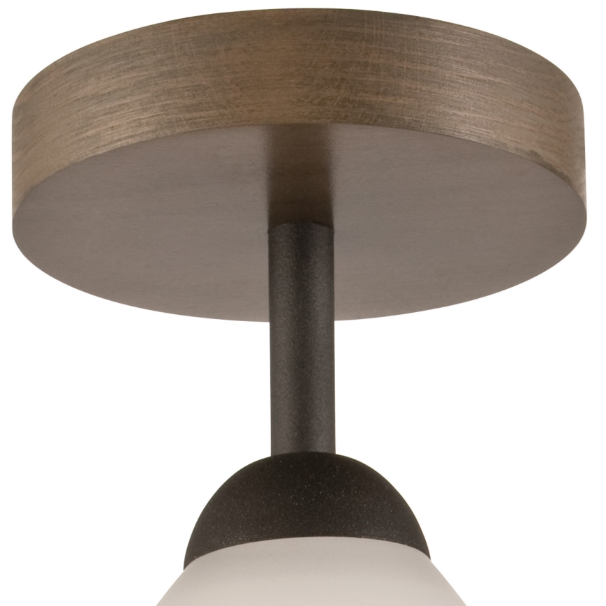 Bevestigde hanglamp ADRIANO 1xE27/60W/230V beuken