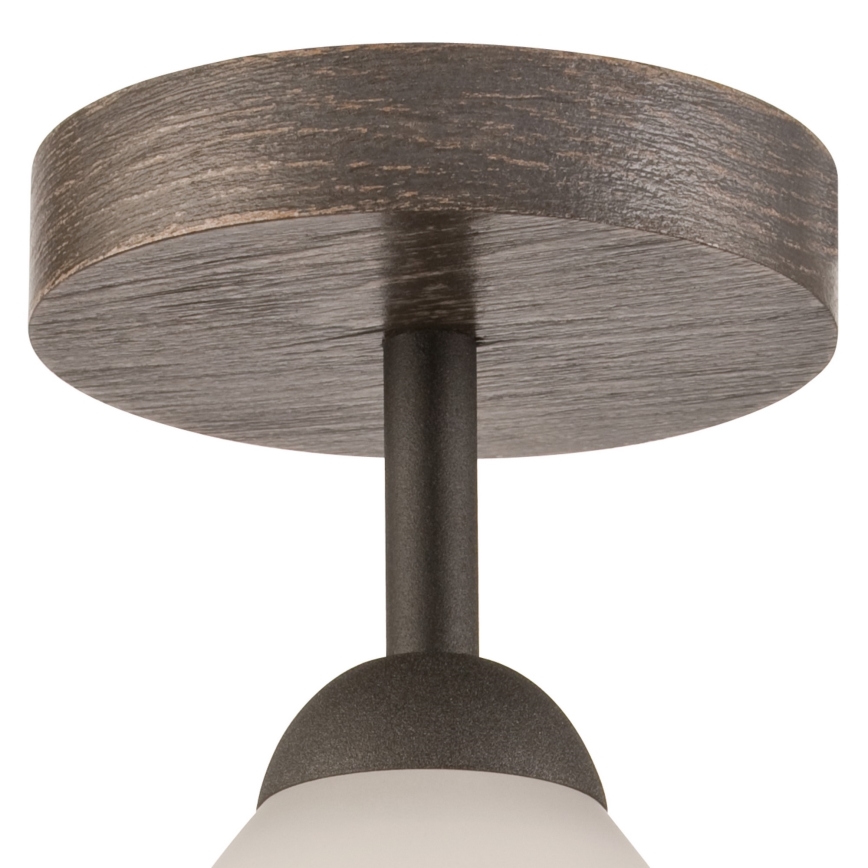 Bevestigde hanglamp ADRIANO 1xE27/60W/230V beuken