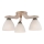 Bevestigde hanglamp ADRIANO 3xE27/60W/230V beuken