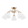 Bevestigde hanglamp AMARILLO 5xE27/15W/230V goud
