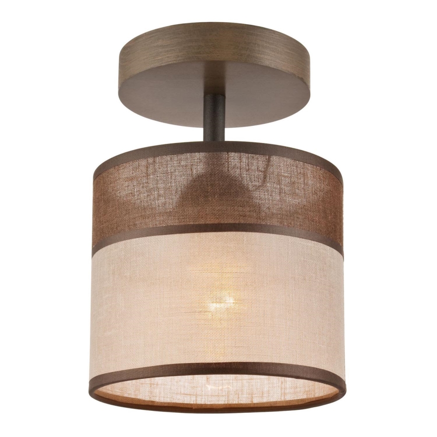 Bevestigde hanglamp ANDREA 1xE27/60W/230V beuken