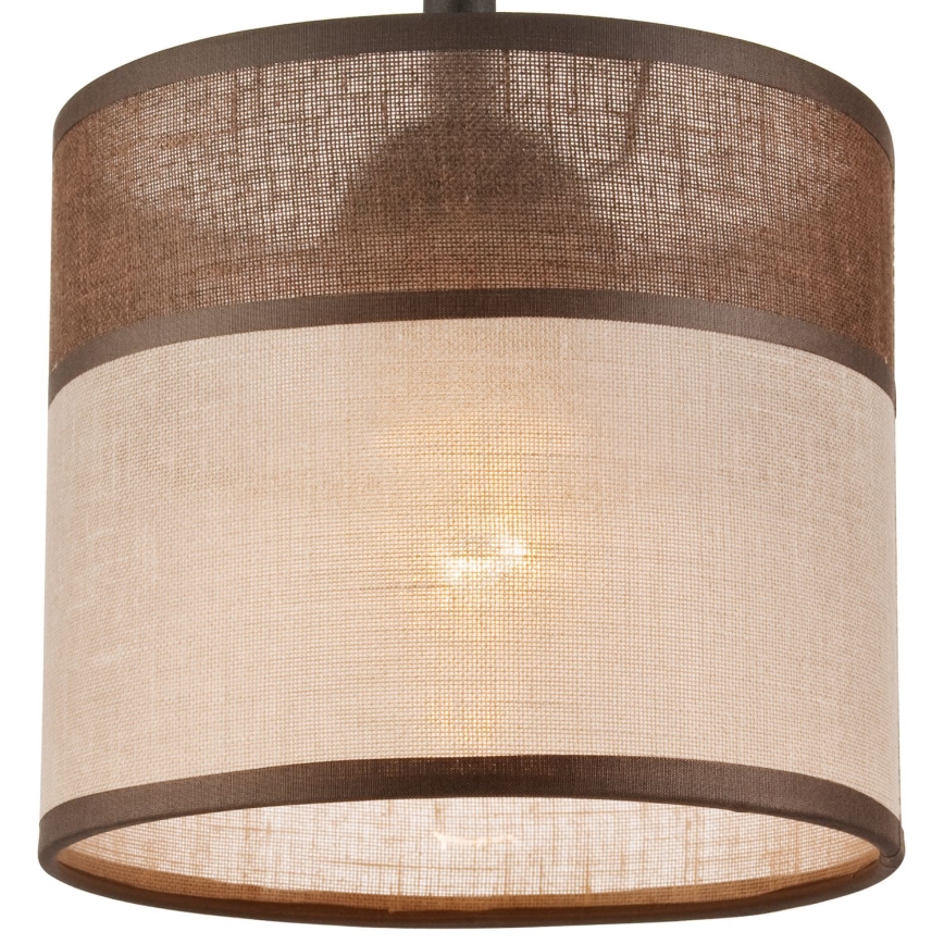 Bevestigde hanglamp ANDREA 1xE27/60W/230V beuken