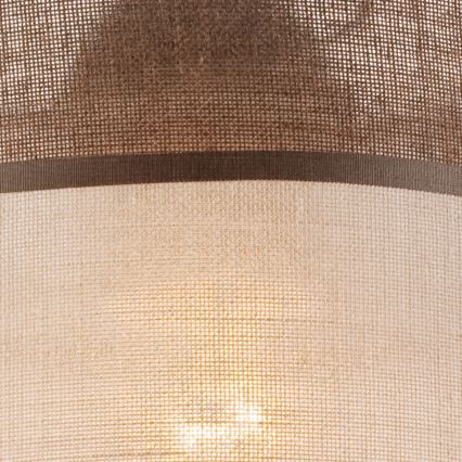 Bevestigde hanglamp ANDREA 1xE27/60W/230V beuken