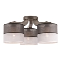 Bevestigde hanglamp ANDREA 3xE27/60W/230V - FSC gecertificeerd