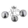 Bevestigde hanglamp BANKO 3xE14/10W/230V glanzend chroom