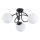 Bevestigde hanglamp BANKO 3xE14/10W/230V zwart