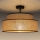 Bevestigde hanglamp BOHO 1xE27/60W/230V diameter 40 cm beige