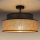 Bevestigde hanglamp BOHO 1xE27/60W/230V diameter 40 cm bruin/beige