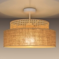 Bevestigde hanglamp BOHO 1xE27/60W/230V diameter 40 cm rotan