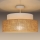 Bevestigde hanglamp BOHO 1xE27/60W/230V diameter 40 cm wit/beige