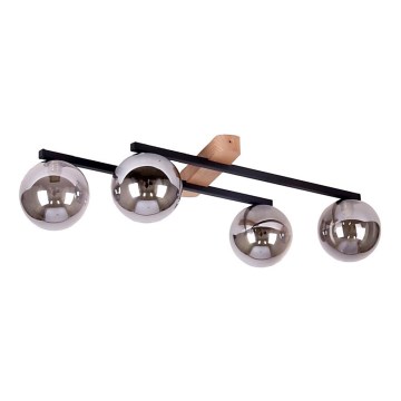 Bevestigde hanglamp BOIS 4xG9/8W/230V