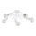 Bevestigde hanglamp BOSTON 5xE27/15W/230V wit