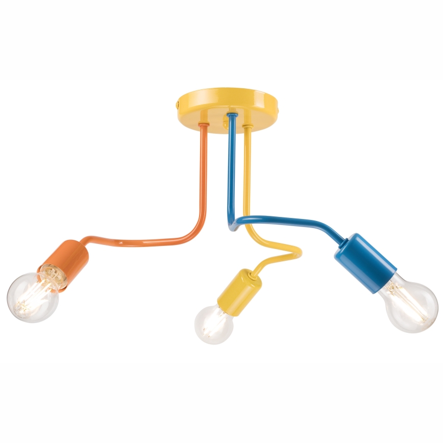 Bevestigde hanglamp CHARLIE 3xE27/60W/230V