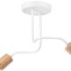 Bevestigde hanglamp CONOR 2xE27/60W/230V eiken/wit