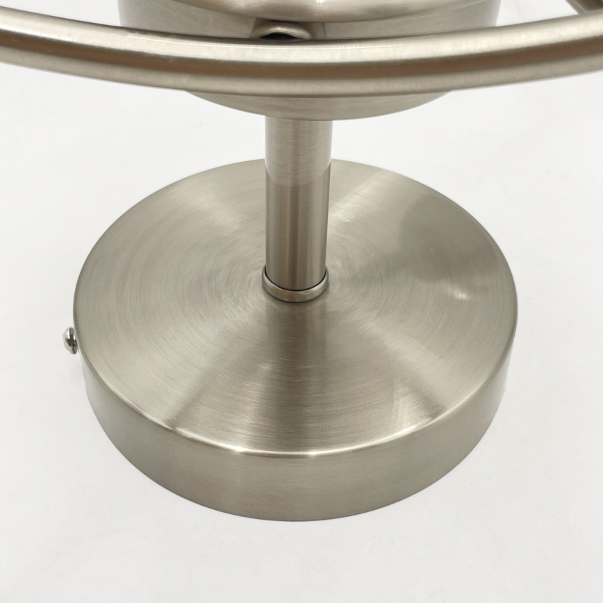 Bevestigde hanglamp DONNA 3xE27/60W/230V nikkel