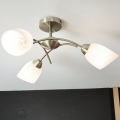 Bevestigde hanglamp DONNA 3xE27/60W/230V patina