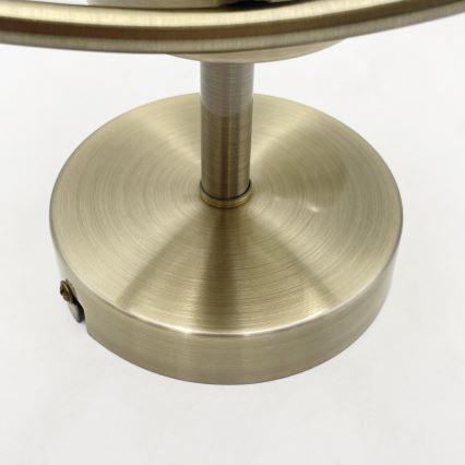 Bevestigde hanglamp DONNA 3xE27/60W/230V patina