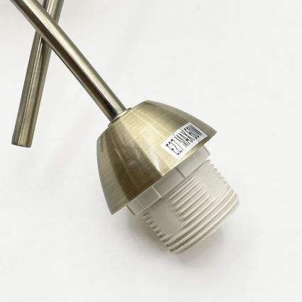 Bevestigde hanglamp DONNA 3xE27/60W/230V patina