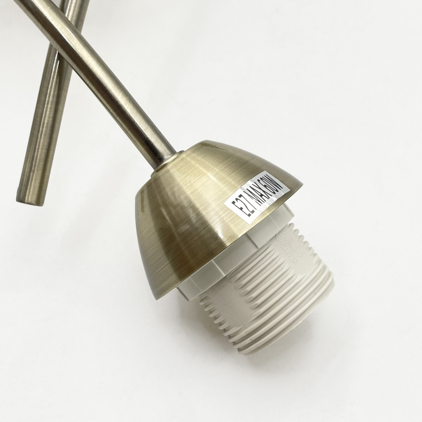 Bevestigde hanglamp DONNA 3xE27/60W/230V patina