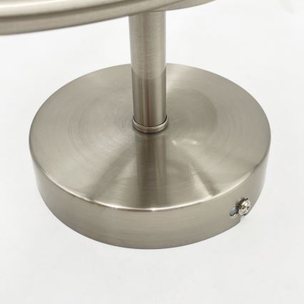 Bevestigde hanglamp DONNA 5xE27/60W/230V nikkel