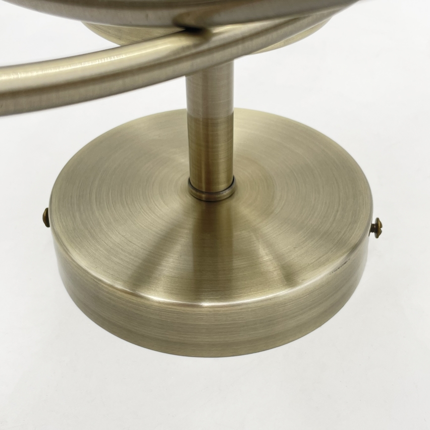 Bevestigde hanglamp DONNA 5xE27/60W/230V patina