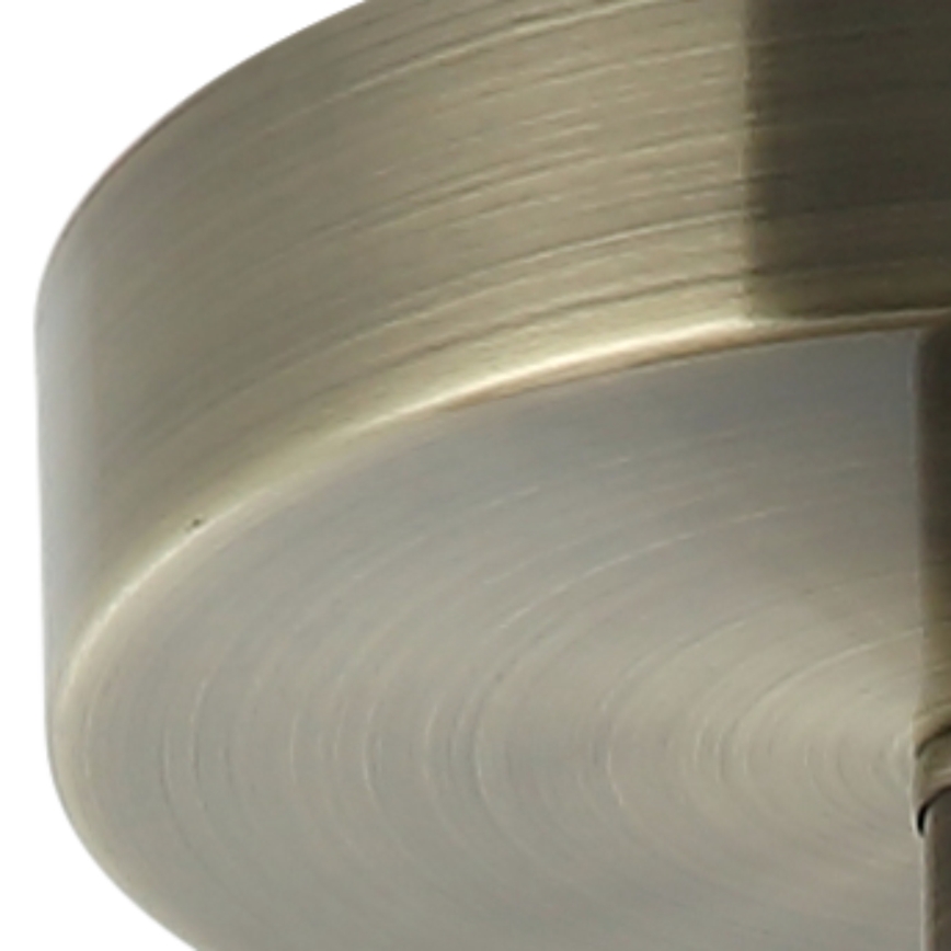 Bevestigde hanglamp DONNA 5xE27/60W/230V patina