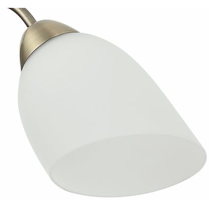 Bevestigde hanglamp DONNA 5xE27/60W/230V patina