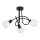 Bevestigde hanglamp ERYKA 3xE14/10W/230V zwart