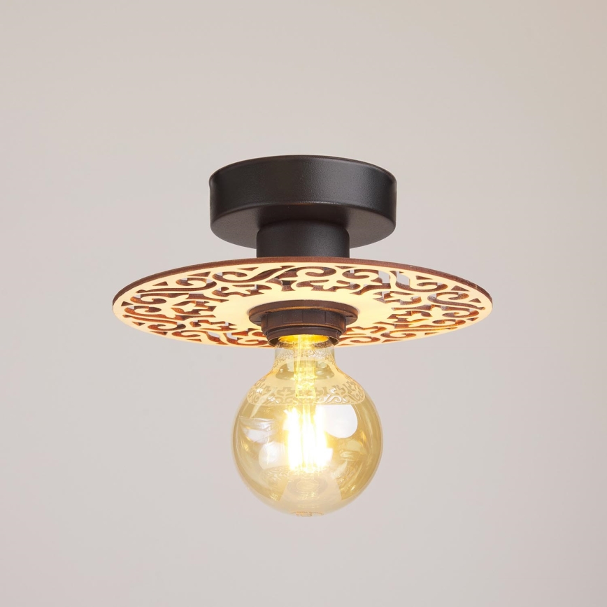 Bevestigde hanglamp FALCO 1xE27/60W/230V diameter 20 cm beige