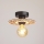 Bevestigde hanglamp FALCO 1xE27/60W/230V diameter 20 cm beige