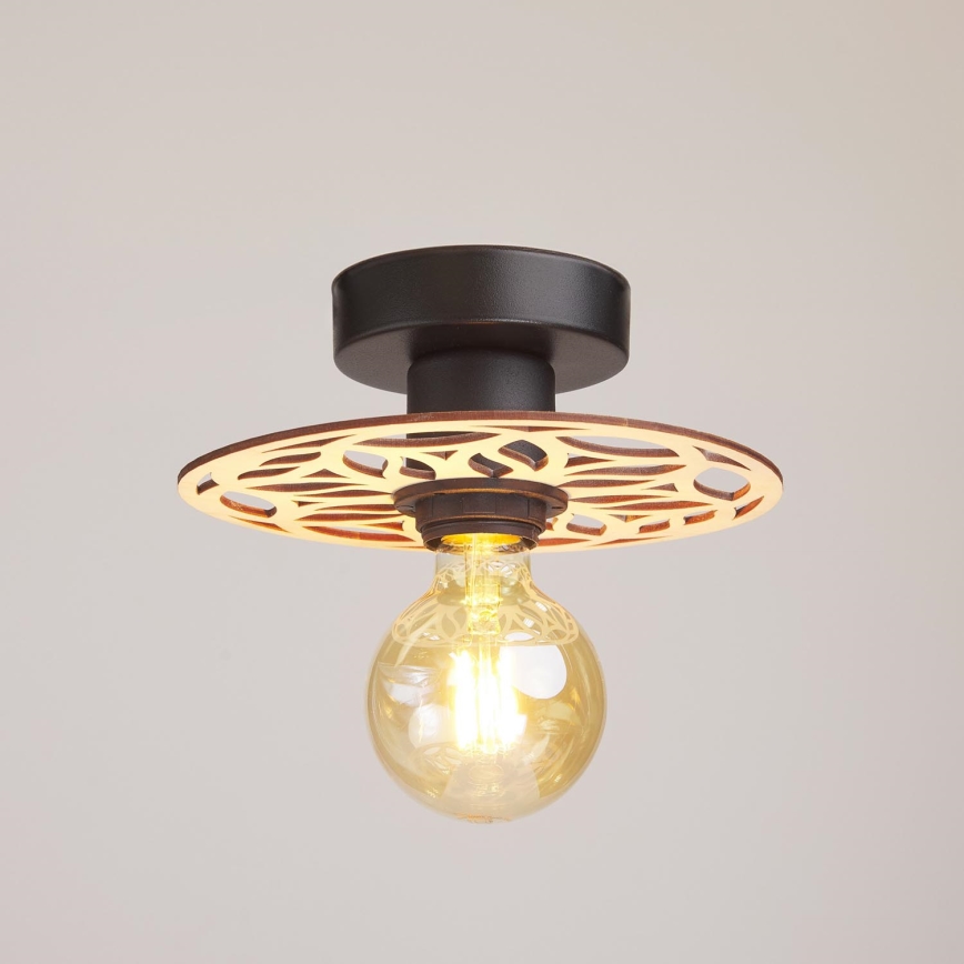 Bevestigde hanglamp FALCO 1xE27/60W/230V diameter 20 cm beige