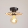 Bevestigde hanglamp FALCO 1xE27/60W/230V diameter 20 cm beige