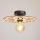 Bevestigde hanglamp FALCO 1xE27/60W/230V diameter 30 cm beige