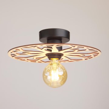 Bevestigde hanglamp FALCO 1xE27/60W/230V diameter 30 cm beige