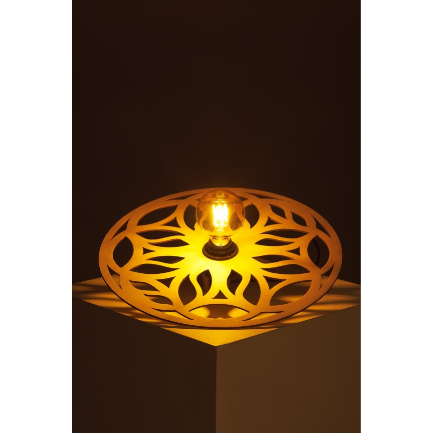 Bevestigde hanglamp FALCO 1xE27/60W/230V diameter 40 cm beige