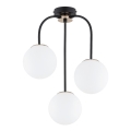 Bevestigde hanglamp GAMMA 3xE14/10W/230V zwart/goud