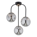 Bevestigde hanglamp GAMMA 3xE14/10W/230V zwart