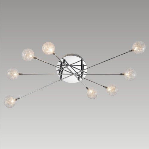 Bevestigde hanglamp GOLFF 8xG4/20W/12V