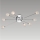 Bevestigde hanglamp GOLFF 8xG4/20W/12V