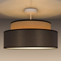 Bevestigde hanglamp GRACE 1xE27/60W/230V diameter 40 cm beige/bruin